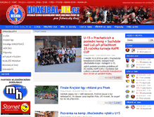 Tablet Screenshot of hokejbal-jih.cz
